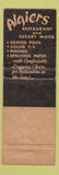 Matchbook Cover - Algiers Restaurant Redwood City CA