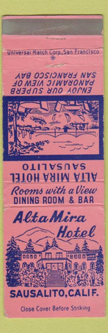 Matchbook Cover - Alta Mira Hotel Sausalito CA