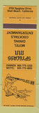 Matchbook Cover - Spyglass Inn Shell Beach CA YELLOW