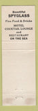 Matchbook Cover - Spyglass Inn Shell Beach CA TEAL