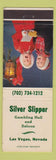 Matchbook Cover - Silver Slipper Casino Las Vegas NV Christmas
