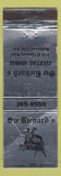 Matchbook Cover - Sir Richard's Cocktail Lounge Redwood City CA WEAR