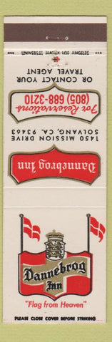 Matchbook Cover - Dannebrog Inn Solvang CA
