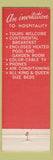 Matchbook Cover - Dannebrog Inn Solvang CA