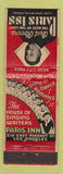 Matchbook Cover - Paris Inn Singing Waiters Los Angeles CA WEAR
