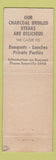 Matchbook Cover - Dutch Maier's Log Cabin Roseville CA GREEN