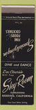 Matchbook Cover - Doc Clearie's Hill Top Sky Room Redding CA WEAR
