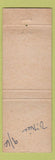 Matchbook Cover - Doc Clearie's Hill Top Sky Room Redding CA WEAR