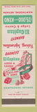 Matchbook Cover - Barney's El Capitan Casino Hawthorne NV