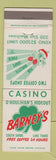 Matchbook Cover - Barney's Casino South Shore Lake Tahoe NV