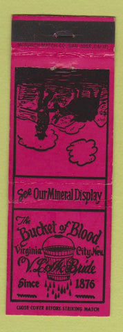Matchbook Cover - Bucket of Blood Saloon Virginia City NV