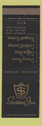 Matchbook Cover - Stockton Inn CA