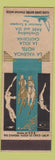 Matchbook Cover - LA Valencia Hotel LA Jolla CA girlie