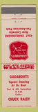 Matchbook Cover - Gadabouts Square Dancing Long Beach CA