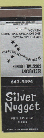 Matchbook Cover - Silver Nugget Casino North Las Vegas NV