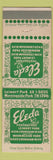 Matchbook Cover - Eleda Restaurant Los Angeles CA