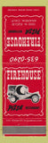 Matchbook Cover - Firehouse Pizza Anaheim CA odd car