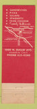 Matchbook Cover - Firehouse Pizza Anaheim CA odd car