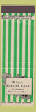 Matchbook Cover - McCaffrey's Burger Bars Whittier Norwalk El Monte CA