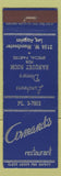Matchbook Cover - Armand's Restaurant Los Angeles CA