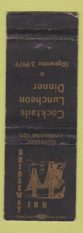 Matchbook Cover - Bridgeway Inn Sausalito CA WEAR