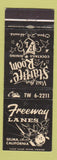 Matchbook Cover - Freeway Lanes Bowling Selma CA