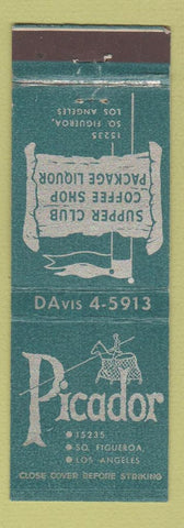 Matchbook Cover - Picador Los Angeles CA knight