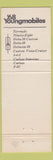 Matchbook Cover - 1968 Oldsmobile Valley Motors Yuma AZ WEAR