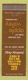 Matchbook Cover - Roy Rogers' Apple Valley Inn CA