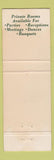 Matchbook Cover - Chapman Park Hotel Los Angeles CA WEAR