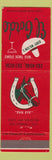 Matchbook Cover - El Gordo San Gabriel CA horse