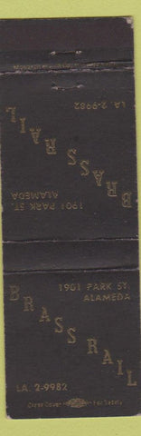 Matchbook Cover - Brass Rail Alamea CA