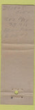 Matchbook Cover - Mike Lyman's Lounge Los Angeles CA Lion Canada 1929 WEAR