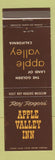 Matchbook Cover - Roy Rogers' Apple Valley Inn CA