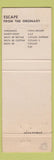 Matchbook Cover - 1969 Oldsmobile McCredy Motors Chevrolet Sherburne NY