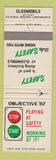 Matchbook Cover - Oldsmobile GM Factory Safety