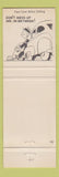 Matchbook Cover - Oldsmobile GM Factory Safety