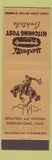 Matchbook Cover - Herbert's Hitching Post Sherman Oaks CA cowboy