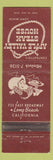 Matchbook Cover - Contratto's Apple Valley Steak House Long Beach CA WEAR