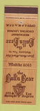 Matchbook Cover - Bull n Bear Los Angeles CA