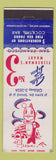 Matchbook Cover - Sabella La Toree #3 Fisherman's Wharf San Francisco CA