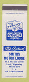 Matchbook Cover - Smith Motor Lodge Lusk WY low phone #