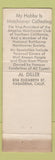 Matchbook Cover - Al's Ceramics Pasadena CA