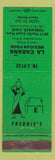 Matchbook Cover - LA Cabana Mexican Food Torrance CA