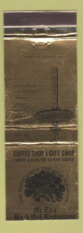 Matchbook Cover - Mr Ed's Black Oak Restaurant Los Angeles CA WEAR