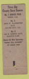 Matchbook Cover - Country Barn Dance Culver City CA cowboy WEAR