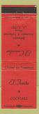 Matchbook Cover - El Torito El Comedor Los Angeles CA