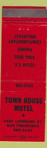 Matchbook Cover - Town House Motel San Francisco CA