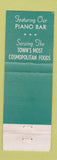 Matchbook Cover - Del Rae Los Angeles CA
