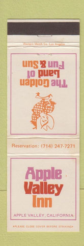 Matchbook Cover - Apple Valley Inn CA